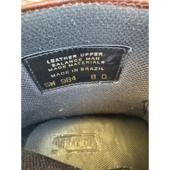 Durango Men Brown Genuine Leather Western Chelsea Ankle Zip Up Size 8 D main image 6